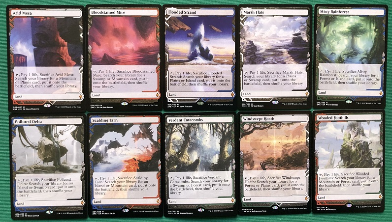 Fetch Land ZNE (Totale 10 carte) Zendikar Rising- Expeditions